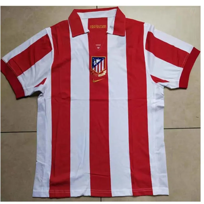 Atletico Madrid Retro Jersey, Centennial Edition 1903-2003 - Red/White