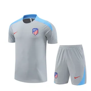 T-shirt de formation + shorts pour enfants d'Atletico Madrid 2024/25 - Gris