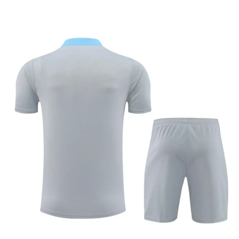 Maglietta di allenamento + shorts per bambini di Atletico Madrid 2024/25 - Grigio