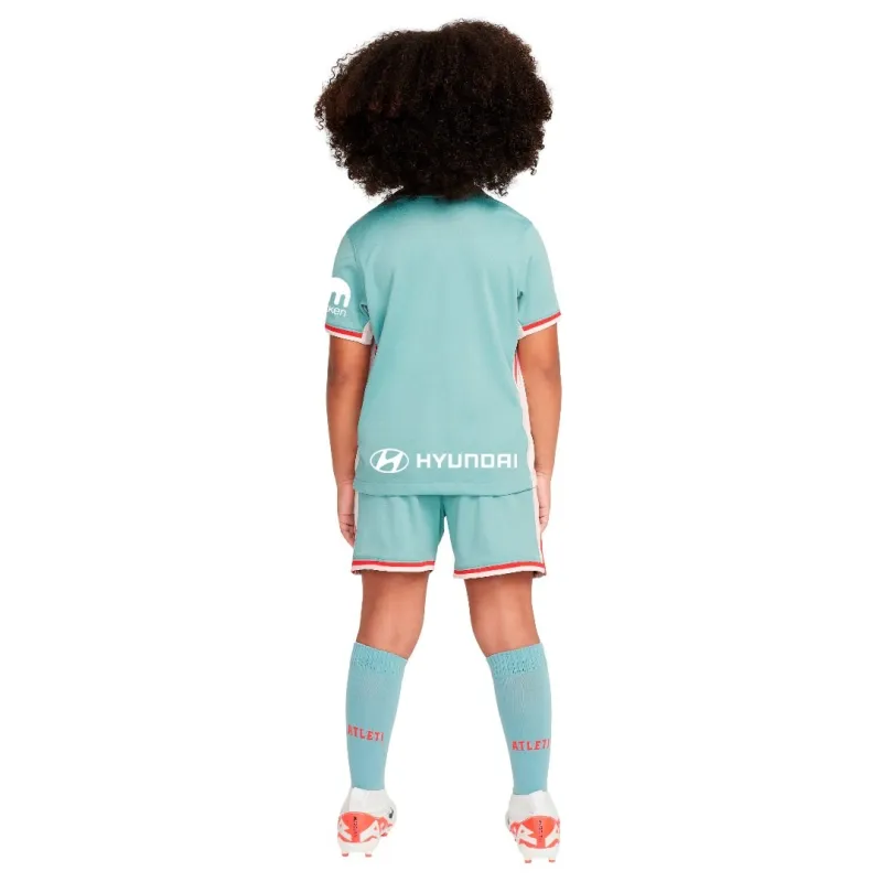 Atlético Madrid Kids' Jersey Set for the 2024/25 Away Games - Cyan