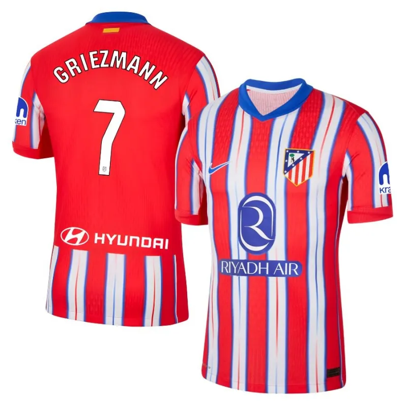 GRIEZMANN Atlético Madrid 2024/25 Home Jersey - Red/White