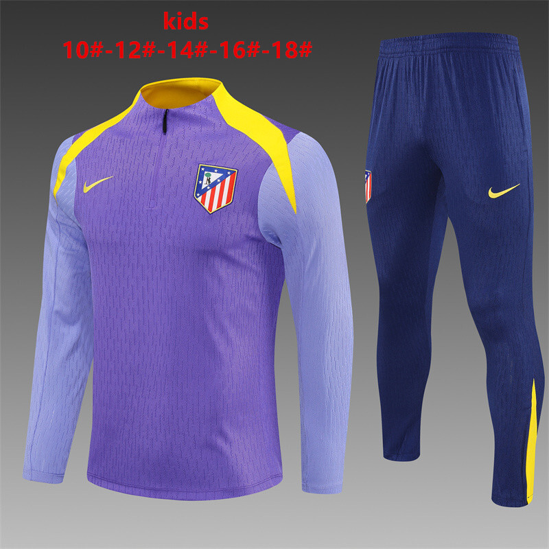 Atletico Madrid 2025/26 Ensemble Sport Enfant violet