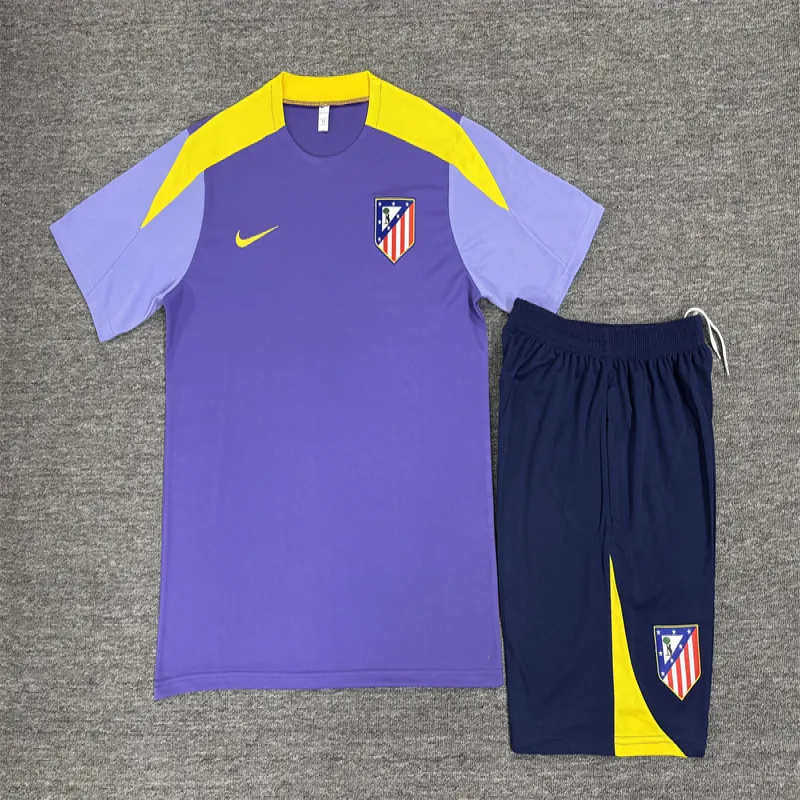 Atletico Madrid 2025/26 Ensemble Entraînement Enfan violet