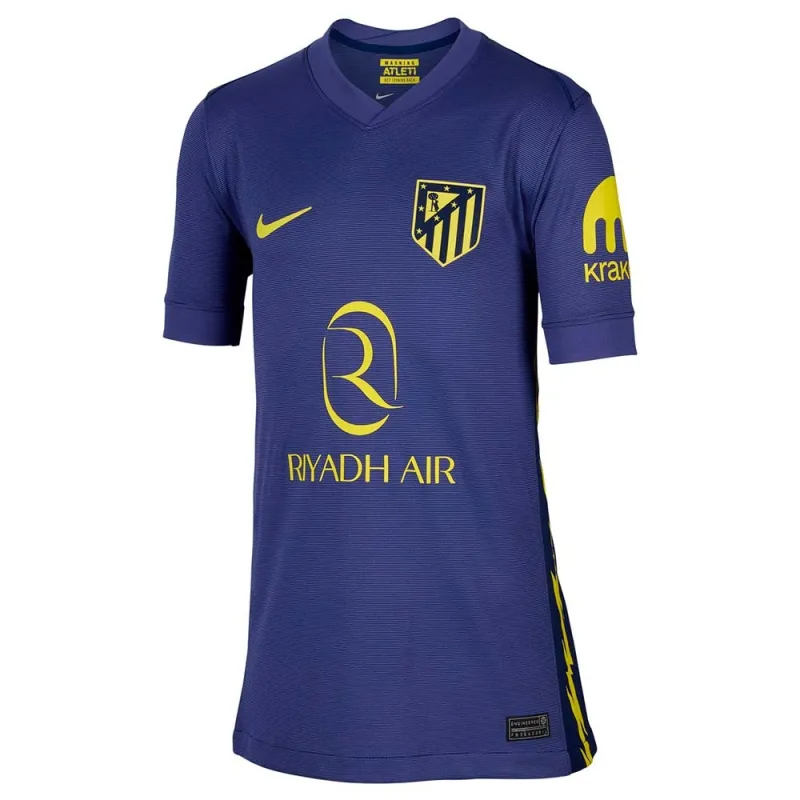 Atlético Madrid Kinder-Trikot 2025/26 Auswärts - Blau