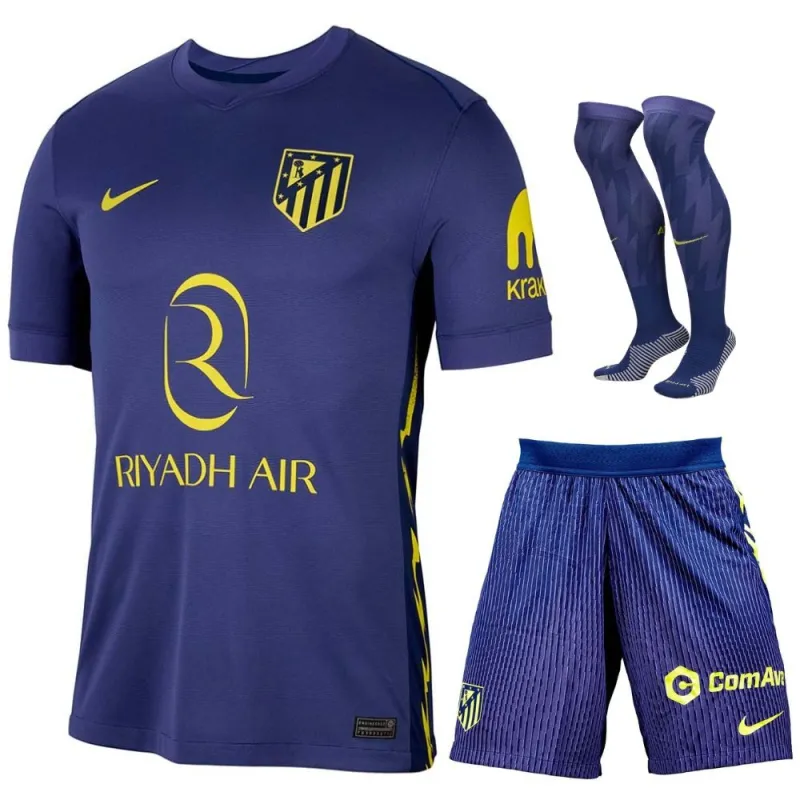 Atlético Madrid Kit per bambini 2025/26 trasferta - Azzurra