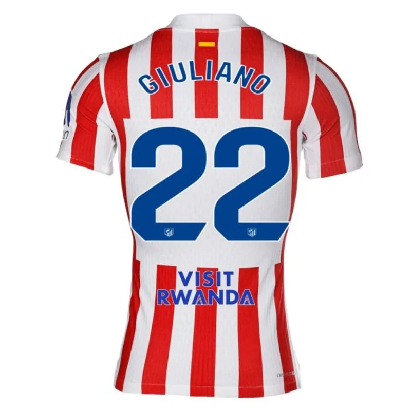 Giuliano Set di maglia home bambini dell'Atlético Madrid 2025/26 - Rosso/Bianco