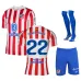 Giuliano Set di maglia home bambini dell'Atlético Madrid 2025/26 - Rosso/Bianco