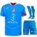 Atlético Madrid 2025/26 Third Kids Jersey Set - Blue