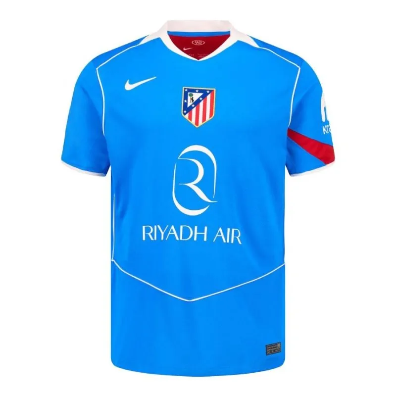 Atletico Madrid GRIEZMANN 2025/26 Kinder-Drittes Trikot-Set - Blau