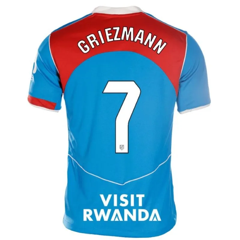 Atletico Madrid GRIEZMANN 2025/26 Kinder-Drittes Trikot-Set - Blau