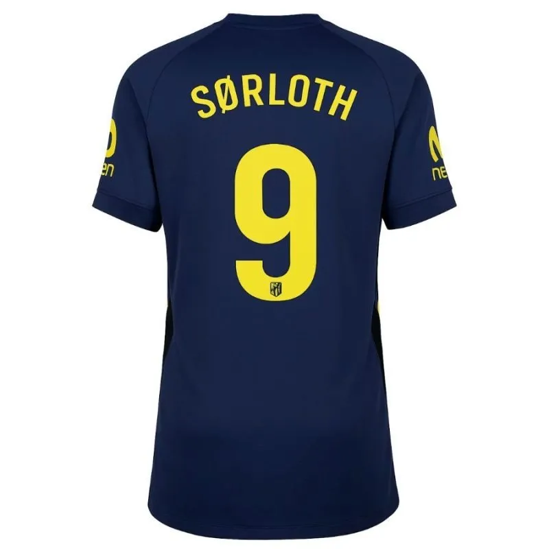 Atletico Madrid SØRLOTH 2025/26 Kids Away Kit - Blue