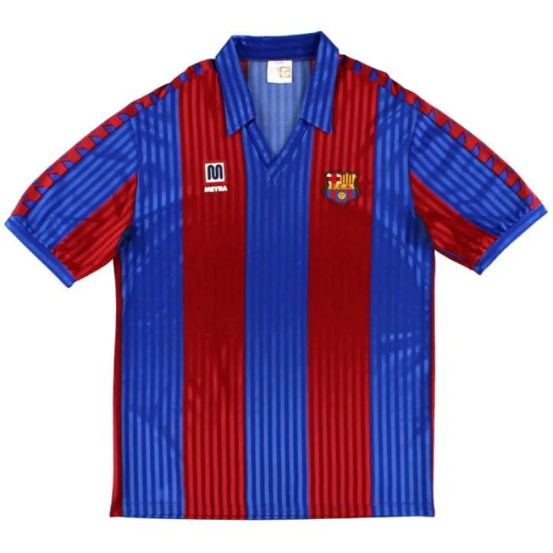 Barcelona 1989 1992 Retro Home Jersey - Red/Blue