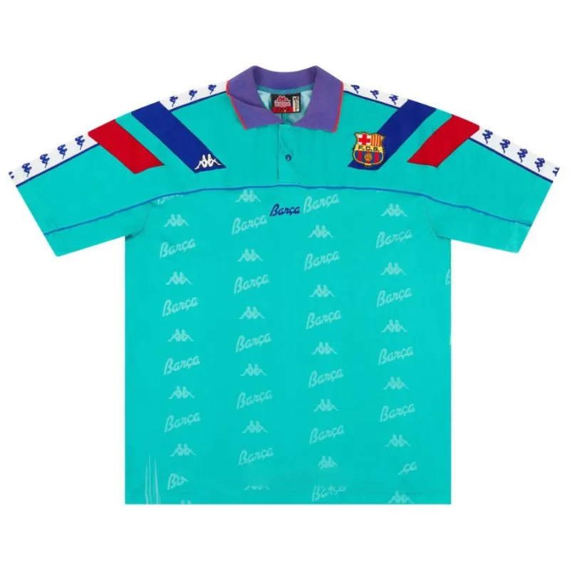 Barcelona 1993 1995 Retro Auswärts-Trikot - Blau