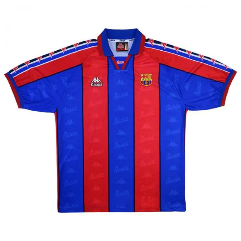 Barcelona 1996/97 Retro-Heimtrikot - Rot/Blau