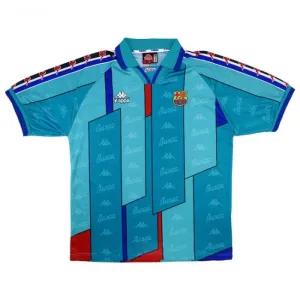 Barcelona 1996/97 Retro Away Jersey - Blue