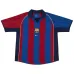 Barcelona 2001/02 Retro-Heimtrikot - Rot/Blau