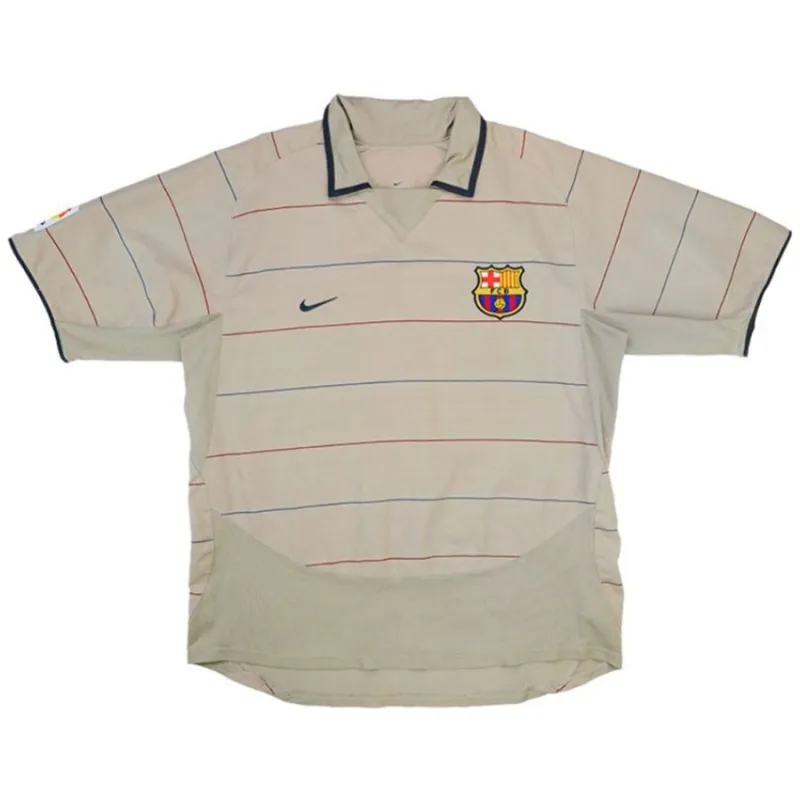 Barcelone XAVI 2003 2005 Maillot Extérieur Rétro - Jaune