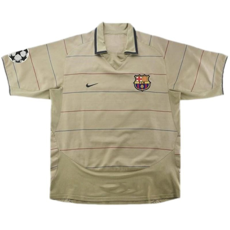 Barcelona MESSI 2003 2005 Camiseta Visitante Retro - Amarillo