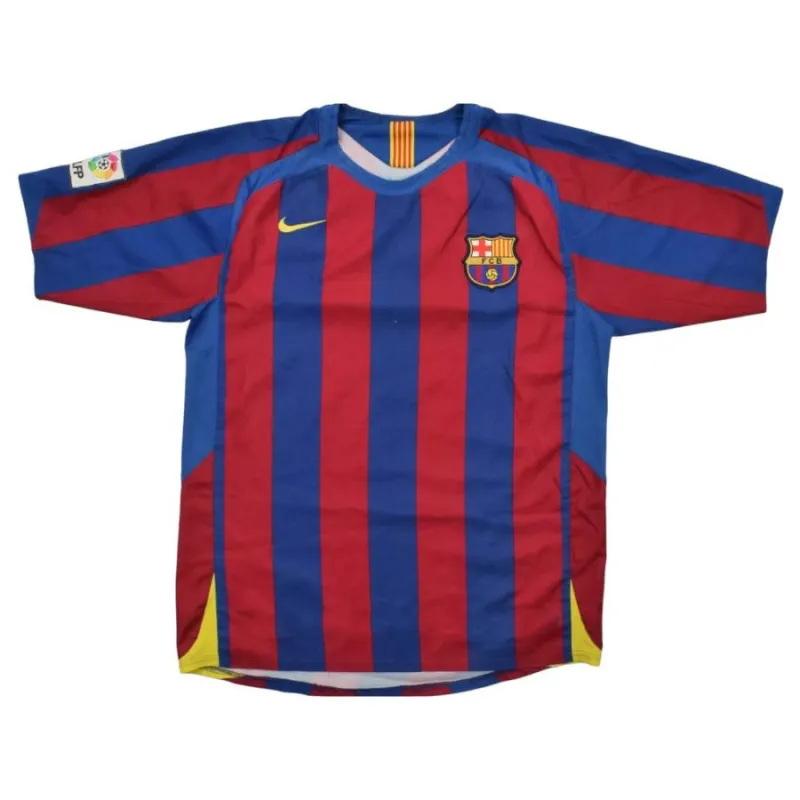 Barcelona 2005/06 Retro-Heimtrikot - Rot/Blau