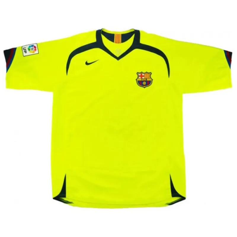 ​​FC Barcelona 2005/06 Retro Auswärtstrikot - Grün​​