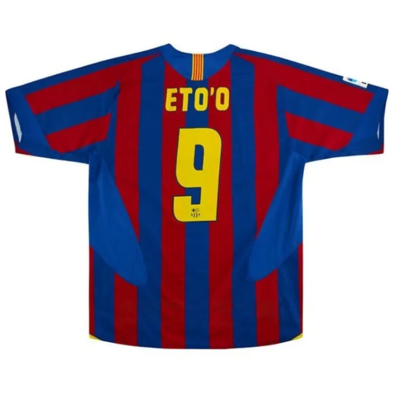 Maglia Casa Retrò ETO'O 2005/06 - Rosso/Blu