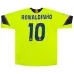 Maglia Trasferta Retrò RONALDINHO 2005/06 del Barcellona - Verde