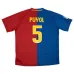 Maglia Casa Retrò PUYOL 2008/09 del Barcellona - Rosso/Blu