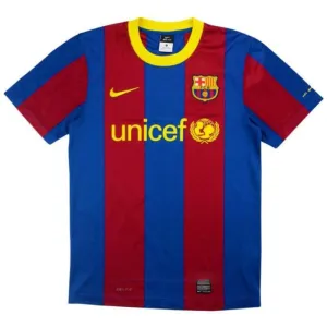 Barcelona 2010/11 Retro Home Jersey - Red/Blue