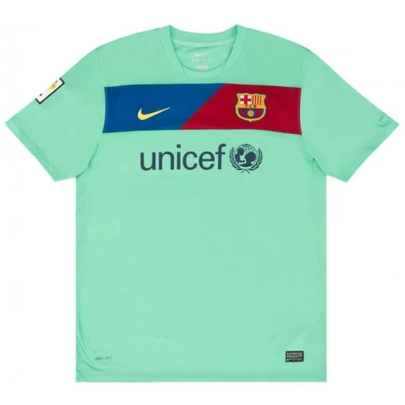 Barcelona 2010/11 Retro Auswärtstrikot - Grün​​