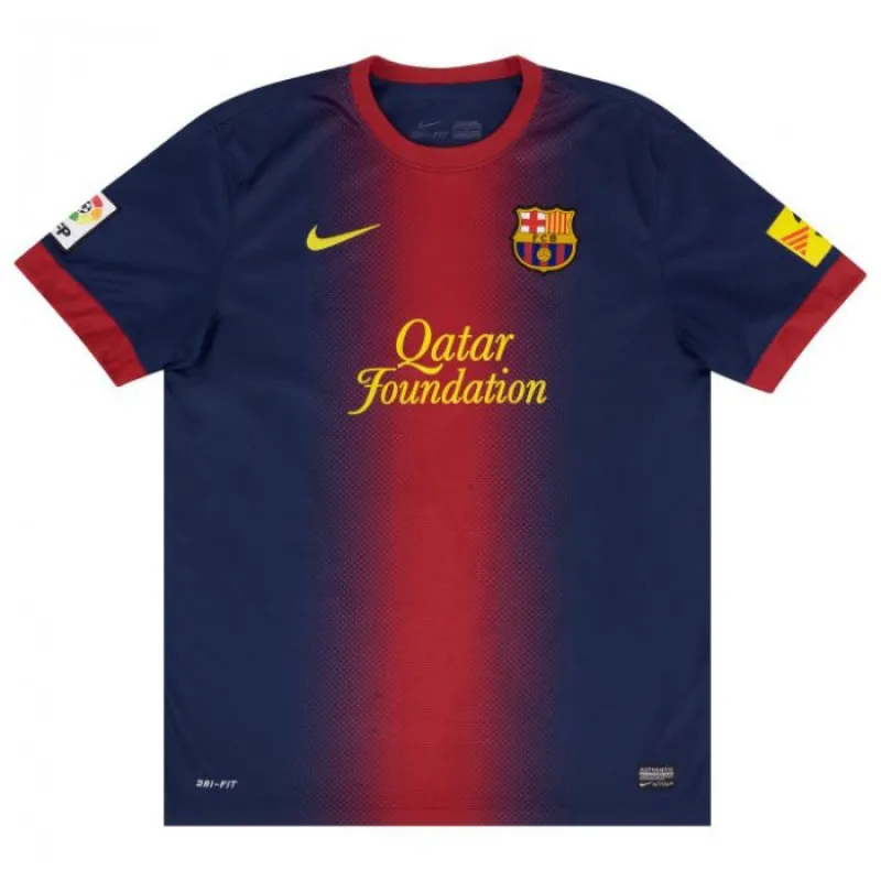 Barcelona 2012/13 Retro Home Jersey - Red/Blue