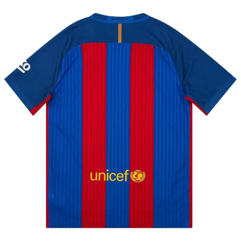 Barcelona 2016/17 Retro Home Jersey - Red/Blue