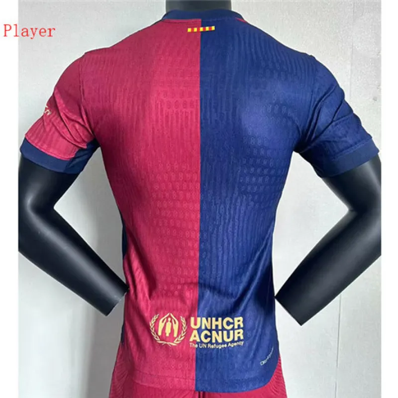 FC Barcelona Home Player Version Jersey 2024/25 - Red/Blue