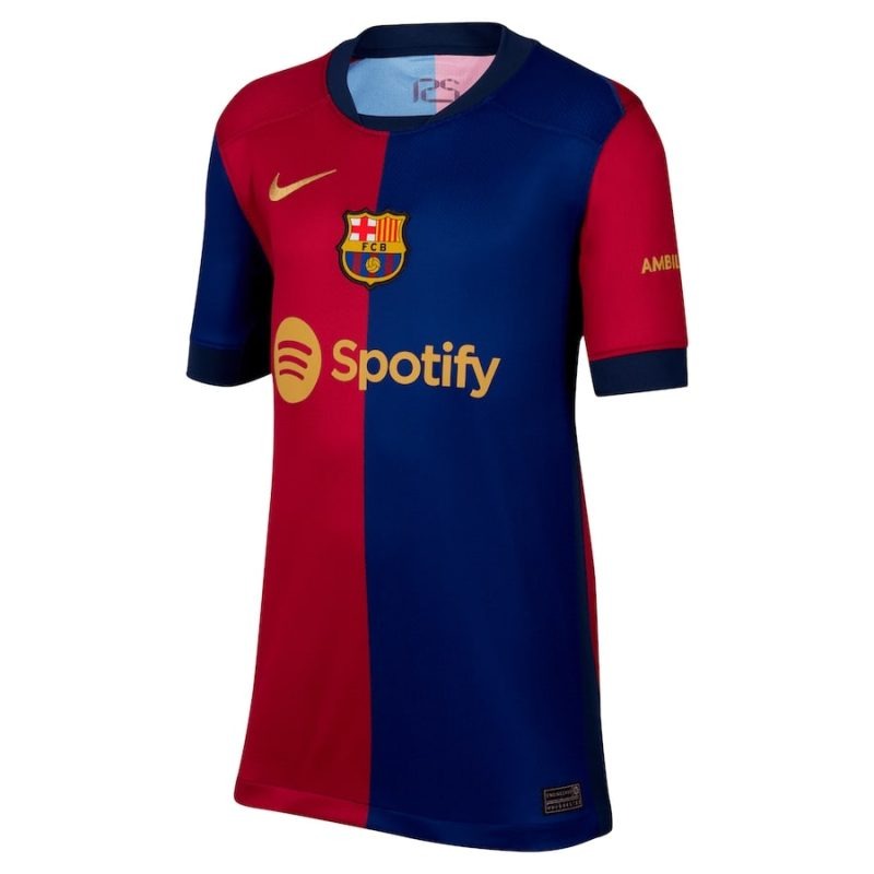 FC Barcelona maillot pour enfants 2024/25 domicile - Rouge/Bleu