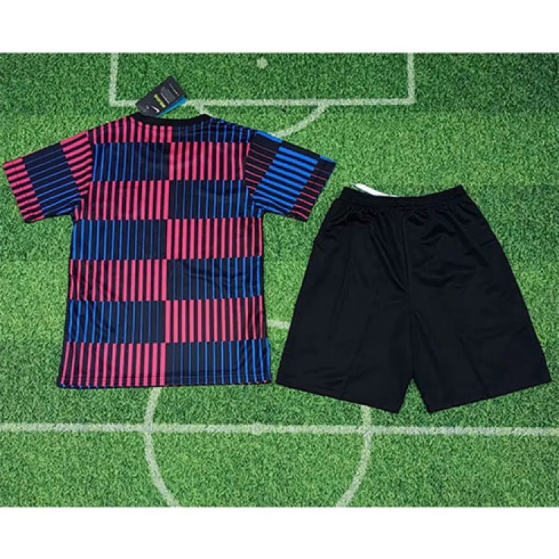 FC Barcelona Camiseta y pantalones cortos para niños 2024/25 Edición especial - Rojo/Azul