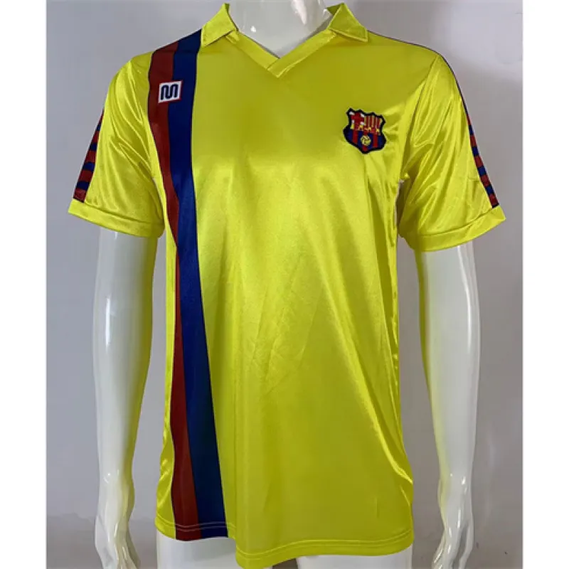 FC Barcelona Retro Jersey 1982 - 84 Away - Yellow