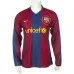 FC Barcelona Retro Langarm-Trikot 1957-2007 Gedenkausgabe - Rot/Blau