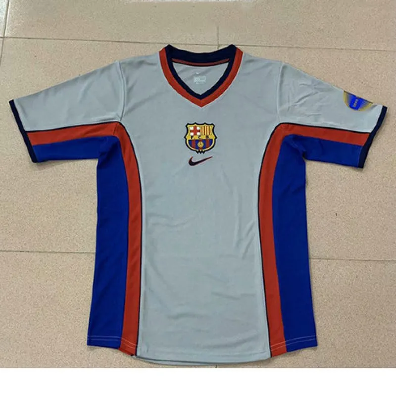 Maglia retrò del FC Barcelona 2000 trasferta - Grigio
