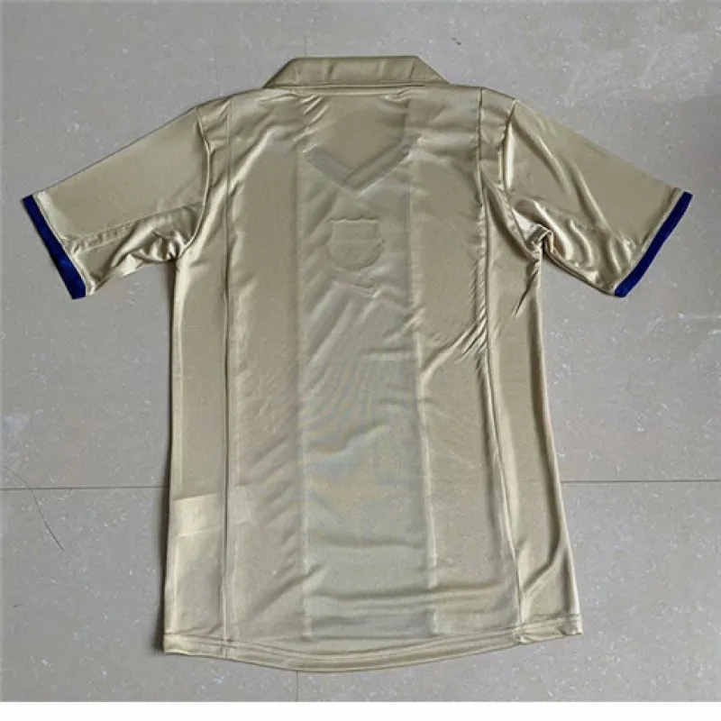 Maglia retrò del FC Barcelona 2002 trasferta - Oro