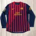 FC Barcelona Retro Long-Sleeved Jersey 2011/12  Home - Red/Blue