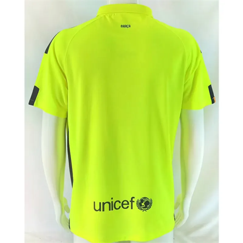Terza maglia retrò del FC Barcelona 2014/15 - Giallo