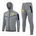 FC Barcelona Hooded Sports Jacket 2024/25 - Grey