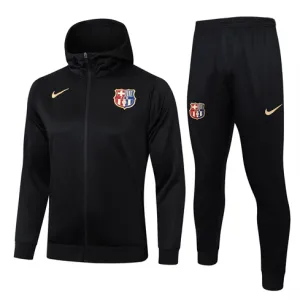 FC Barcelona Hooded Sports Jacket 2024/25 - Black
