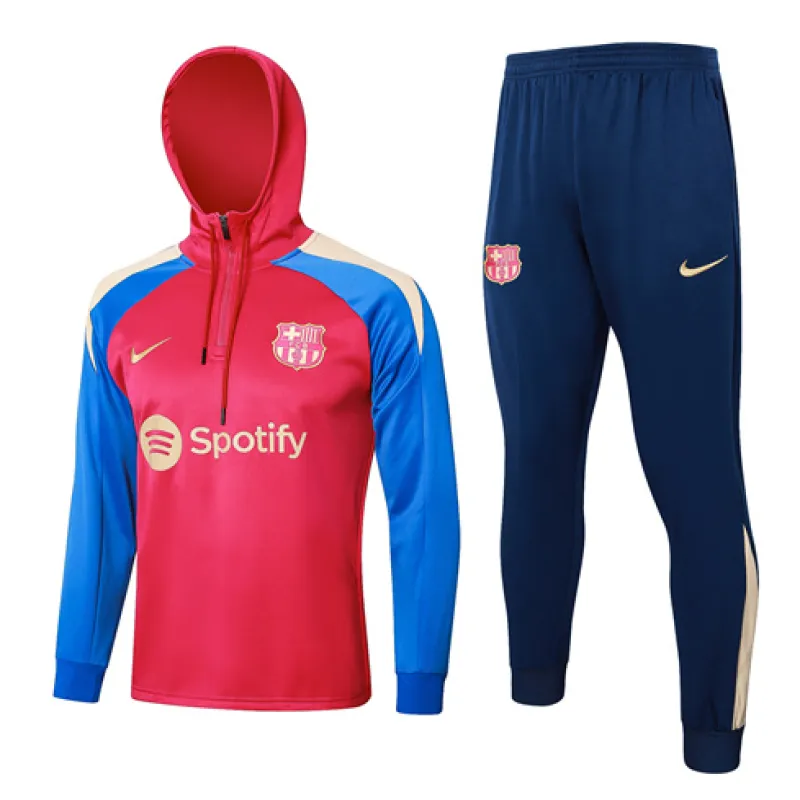 FC Barcelona Hooded Sportswear 2024/25 - Red
