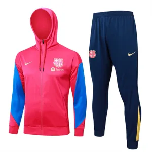 FC Barcelona Hooded Sports Jacket 2024/25 - Red