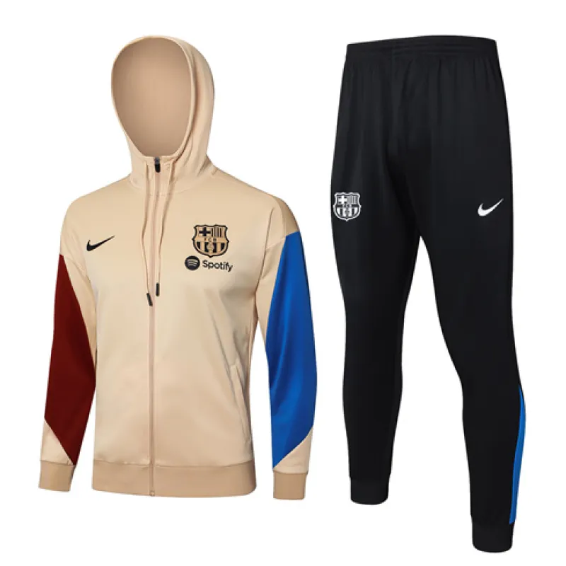 Giacca sportiva con cappuccio del FC Barcelona 2024/25 - Giallo