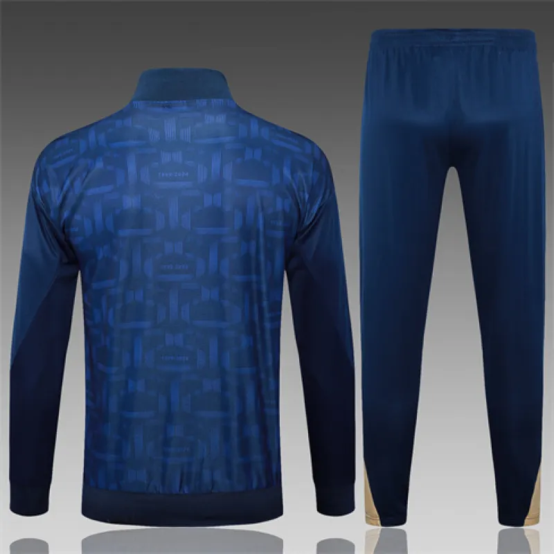 FC Barcelona Children's Sports Jacket 2024/25 - Blue