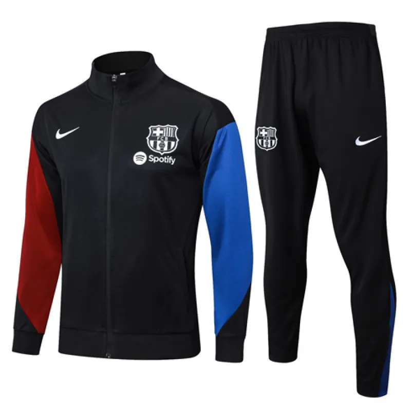 Chaqueta deportiva para niños del FC Barcelona 2024/25 - Negro