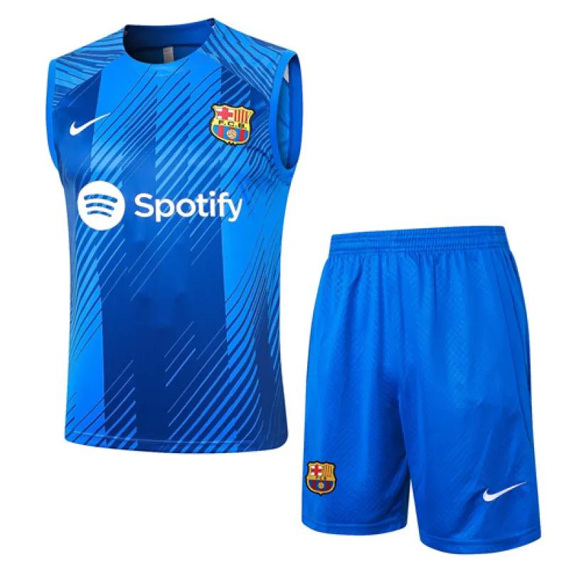 FC Barcelona Shorts and Vest Set 2024/25 - Blue