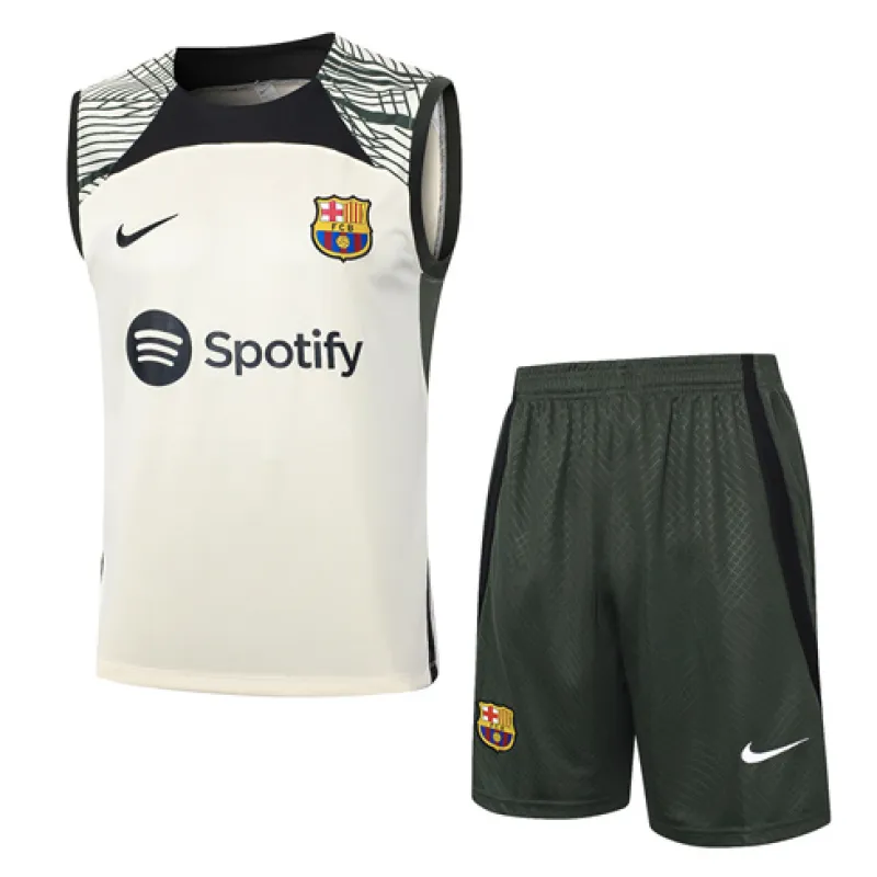 Set di shorts e gilet del FC Barcelona 2024/25 - Albicocca