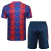 Maillot d'entraînement + Shorts du FC Barcelona 2024/25 - Rouge/Bleu